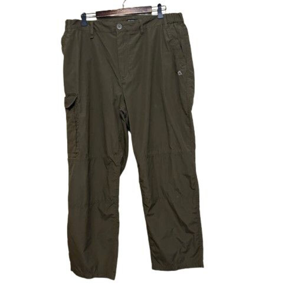 Craghoppers Kiwi Trousers Mens 40x30 Brown Cargo Outdoor Hiking